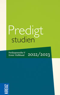 Vorderes Coverbild Predigtstudien 2022/2023 - 1. Halbband