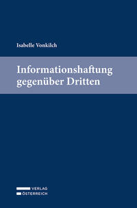 Vorderes Coverbild Informationshaftung gegenüber Dritten