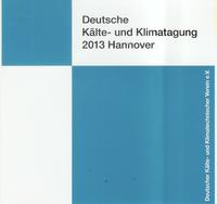 Vorderes Coverbild DKV Tagungsbericht / Deutsche Kälte-Klima-Tagung