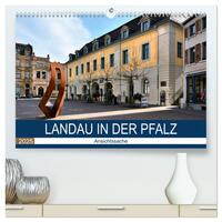 Vorderes Coverbild Landau in der Pfalz - Ansichtssache (hochwertiger Premium Wandkalender 2025 DIN A2 quer), Kunstdruck in Hochglanz