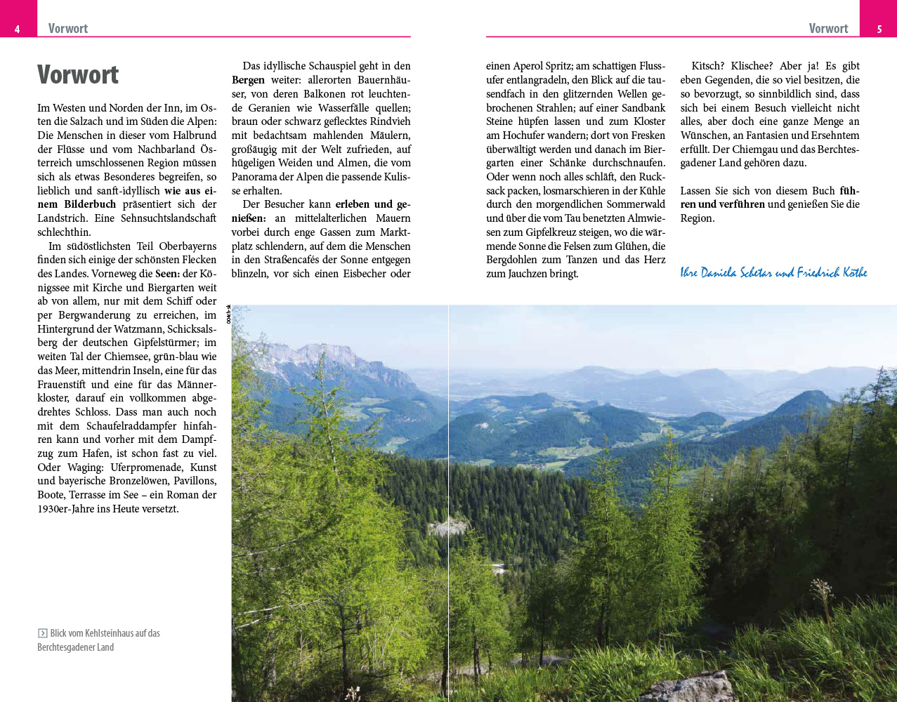 Beispielinhalt (Bild) Reise Know-How Reiseführer Chiemgau, Berchtesgadener Land