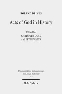 Vorderes Coverbild Acts of God in History