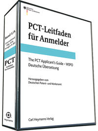 Vorderes Coverbild PCT-Leitfaden für Anmelder