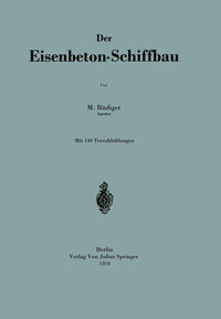Vorderes Coverbild Der Eisenbeton-Schiffbau