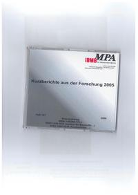Vorderes Coverbild Kurzberichte aus der Forschung