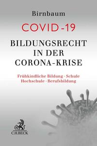 Vorderes Coverbild Bildungsrecht in der Corona-Krise