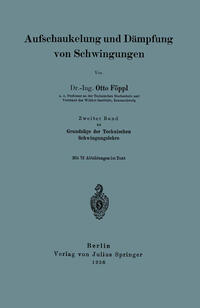 Vorderes Coverbild Aufschaukelung und Dämpfung von Schwingungen