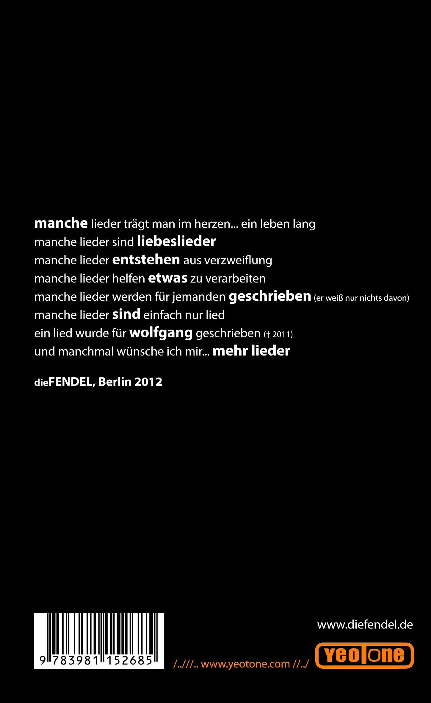 Rückseitencover alles von mir