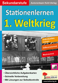 Vorderes Coverbild Stationenlernen Erster Weltkrieg