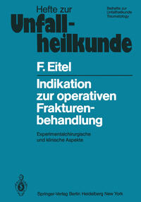 Vorderes Coverbild Indikation zur operativen Frakturenbehandlung