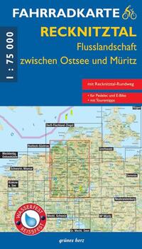Vorderes Coverbild Fahrradkarte Recknitztal