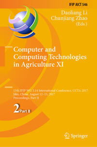Vorderes Coverbild Computer and Computing Technologies in Agriculture XI