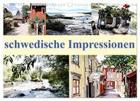 Vorderes Coverbild schwedische Impressionen (Wandkalender 2025 DIN A3 quer), CALVENDO Monatskalender