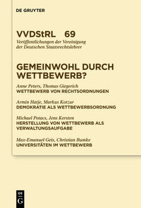 Vorderes Coverbild Gemeinwohl durch Wettbewerb?