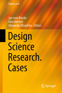 Vorderes Coverbild Design Science Research. Cases