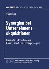 Vorderes Coverbild Synergien bei Unternehmensakquisitionen