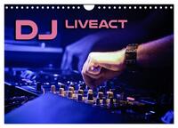 Vorderes Coverbild DJ Liveact (Wandkalender 2025 DIN A4 quer), CALVENDO Monatskalender