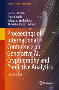 Vorderes Coverbild Proceedings of International Conference on Generative AI, Cryptography and Predictive Analytics