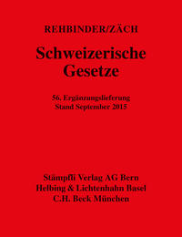 Vorderes Coverbild Schweizerische Gesetze