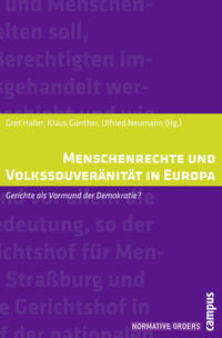 Vorderes Coverbild Menschenrechte und Volkssouveränität in Europa