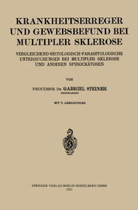 Vorderes Coverbild Krankheitserreger und Gewebsbefund bei Multipler Sklerose