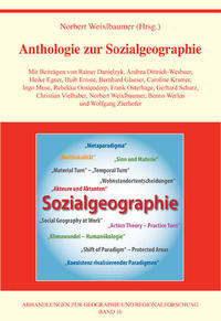 Vorderes Coverbild Anthologie zur Sozialgeographie