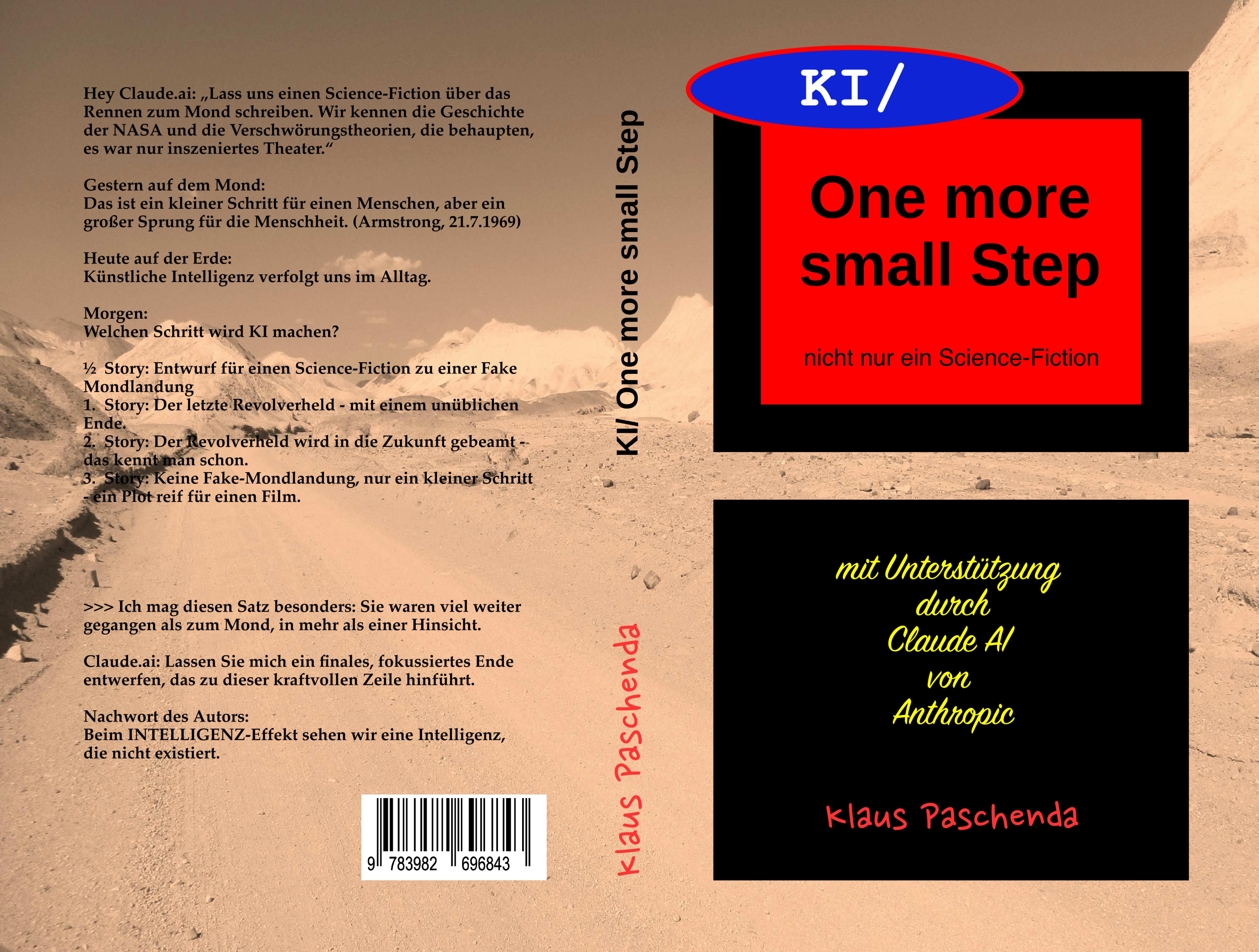 Gesamtes Coverbild KI/ One more small Step