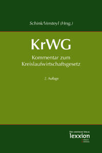 Vorderes Coverbild Kommentar zum Kreislaufwirtschaftsgesetz (KrWG), 2. Auflage 2016
