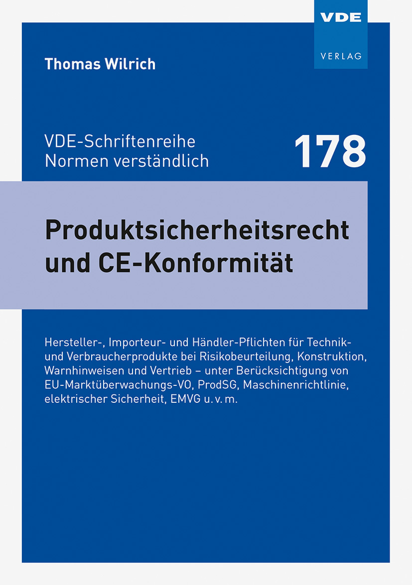 Anderes Coverbild Produktsicherheitsrecht und CE-Konformität