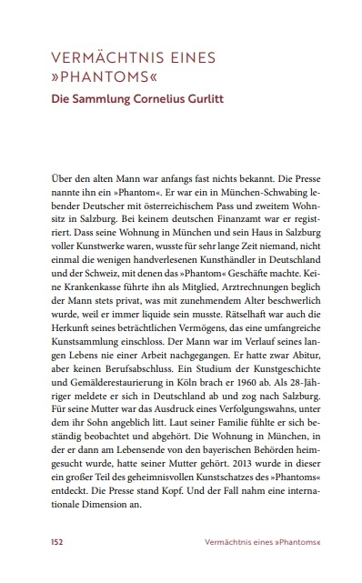 Beispielinhalt (Bild) Raubkunst - Kunstraub
