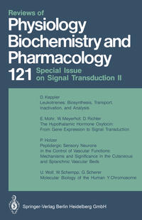 Vorderes Coverbild Reviews of Physiology Biochemistry and Pharmacology