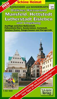 Vorderes Coverbild Radwander- und Wanderkarte Östliches Harzvorland, Mansfeld, Hettstedt, Lutherstadt Eisleben und Umgebung