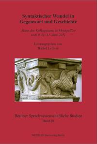 Vorderes Coverbild Syntaktischer Wandel in Gegenwart und Geschichte