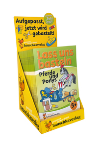 Vorderes Coverbild Leeres Thekendisplay "Aufgepasst, jetzt wird gebastelt"