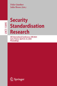 Vorderes Coverbild Security Standardisation Research