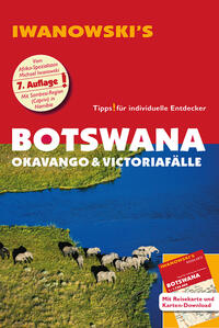 Vorderes Coverbild Botswana - Okavango & Victoriafälle - Reiseführer von Iwanowski