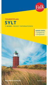 Vorderes Coverbild Falk Touristplan Sylt 1:40.000