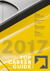 Vorderes Coverbild Top Career Guide Automotive 2017