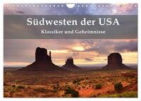 Vorderes Coverbild Südwesten der USA - Klassiker und Geheimnisse (Wandkalender 2025 DIN A4 quer), CALVENDO Monatskalender