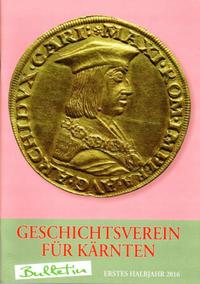 Vorderes Coverbild Bulletin Geschichtsverein für Kärnten