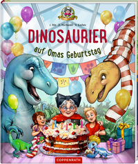 Vorderes Coverbild Dinosaurier auf Omas Geburtstag (Bd. 5)