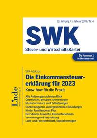 Vorderes Coverbild Die Steuererklärungen für 2023 | Band 1