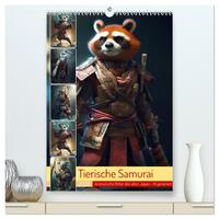 Vorderes Coverbild Tierische Samurai (hochwertiger Premium Wandkalender 2026 DIN A2 hoch), Kunstdruck in Hochglanz