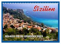 Vorderes Coverbild Sizilien - der Osten und die Liparischen Inseln (Tischkalender 2026 DIN A5 quer), CALVENDO Monatskalender
