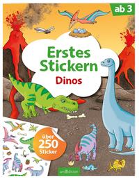Vorderes Coverbild Erstes Stickern – Dinos
