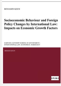 Vorderes Coverbild Socioeconomic Behaviour and Foreign Policy Changes by International Law