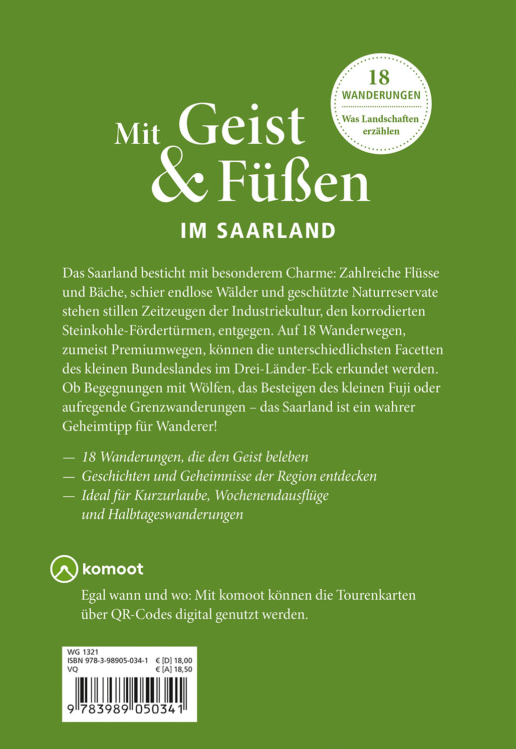 Rückseitencover Mit Geist & Füßen im Saarland