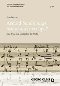 Vorderes Coverbild Arnold Schönbergs Streichquartett op. 7