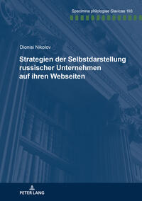 Vorderes Coverbild Strategien der Selbstdarstellung russischer Unternehmen auf ihren Webseiten