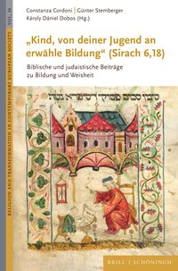 Vorderes Coverbild „Kind, von deiner Jugend an erwähle Bildung“ (Sirach 6,18)